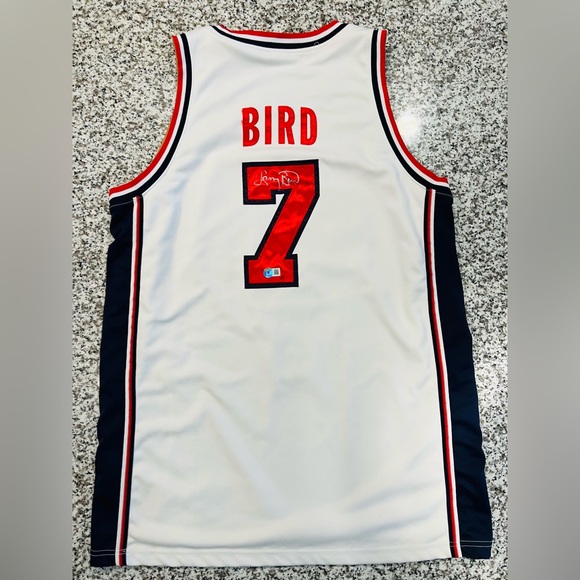 Nike Other - Larry Bird Autograph Nike Team USA Commemorative Jersey